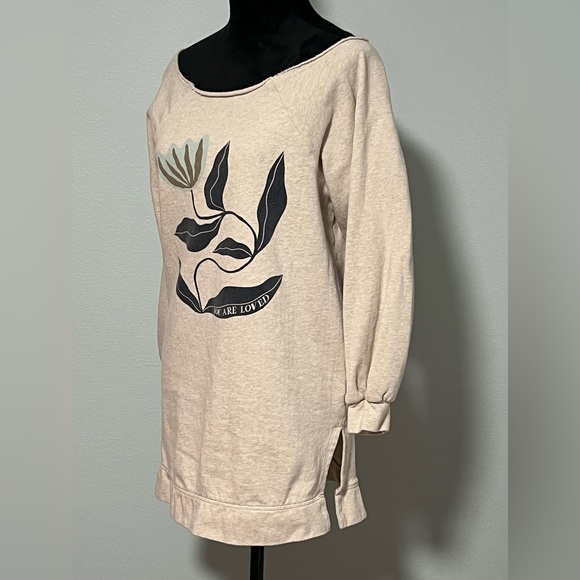 ANTHROPOLOGIE McKenzie Parrott Sweatshirt Tunic - XXS - Picture 2 of 5